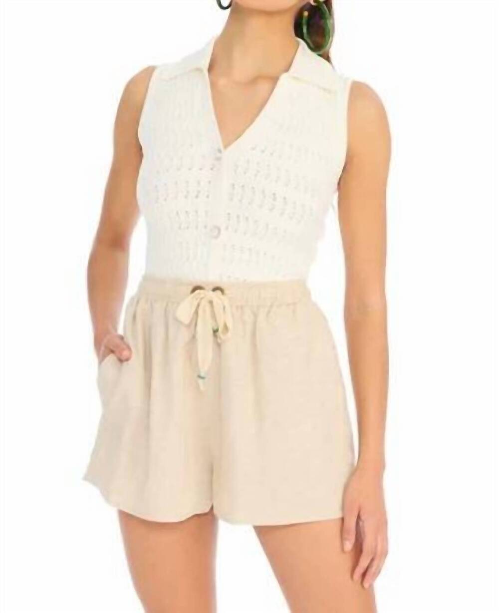 NEW ALLISON NEW YORK bodhi tank top in white